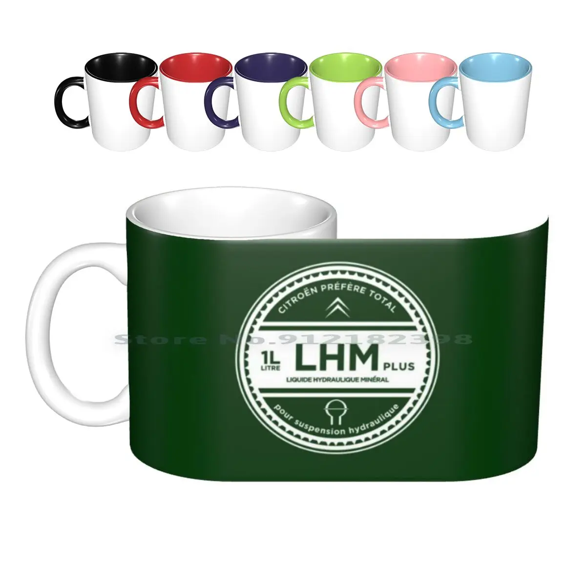 Original Lhm Fluid Logo ( In French ) Ceramic Mugs Coffee Cups Milk Tea Mug Suspension Lhm Total Id Gs Gsa Xm Cx Sm Bx Xantia