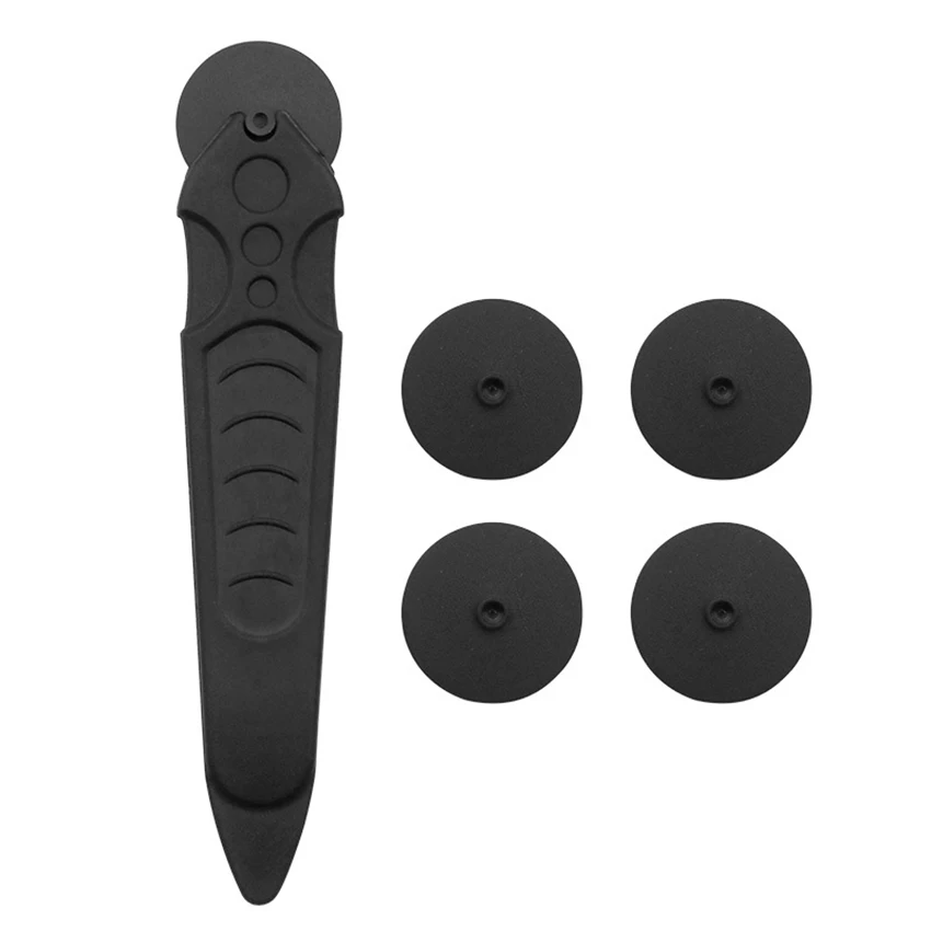 1 Set rullo in fibra di carbonio Crowbar dispositivo di rimozione del telaio del telefono cellulare strumento di separazione e rimozione dello schermo dello smartphone