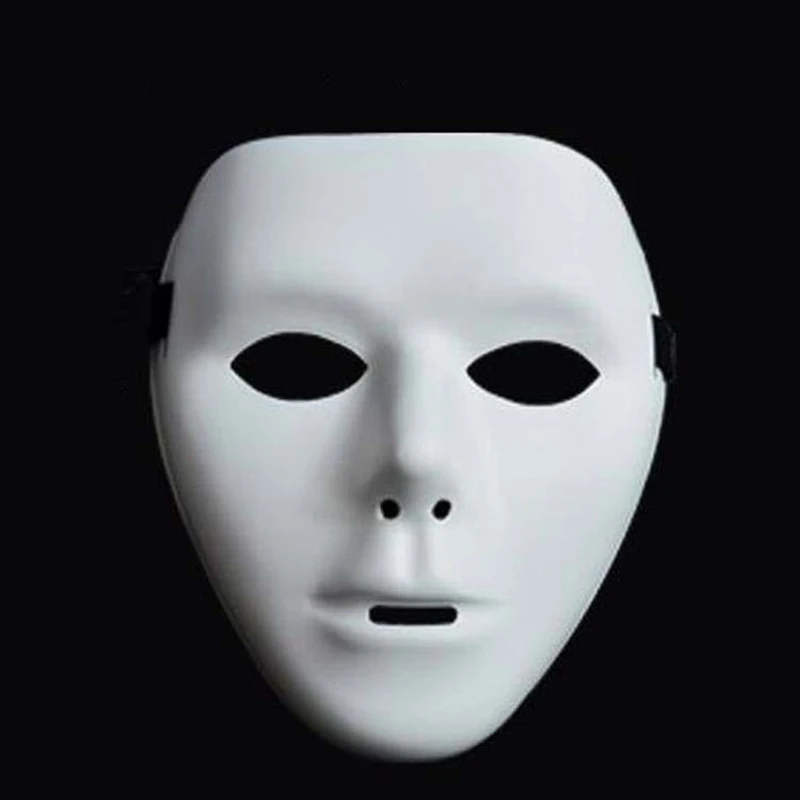 Movie Maskerade Anoniem Gezicht Masker Halloween Party Cosplay Maskers Props Voor Volwassen Kinderen Film Thema Masker Anime Kostuums Levert