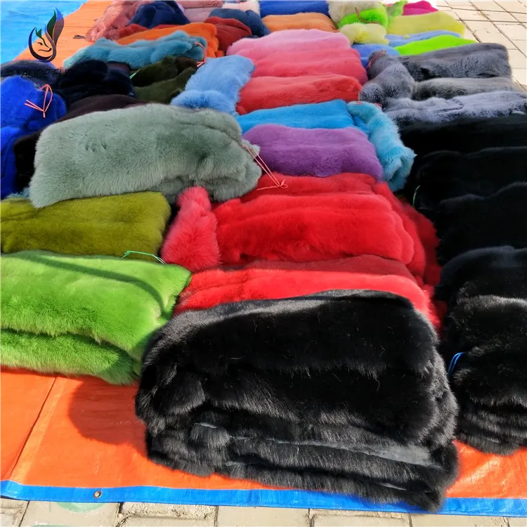 High Quality cheap Dye Fox Fur skins / Real Fox Fur Skin