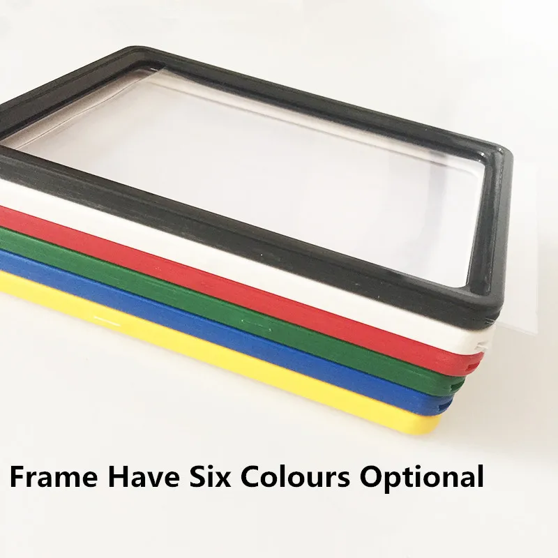 A4 Magnetic Plastic Shelf Classification Card Label Paper Holder Frame Supermarket Poster Price PVC Sign Holder Frame