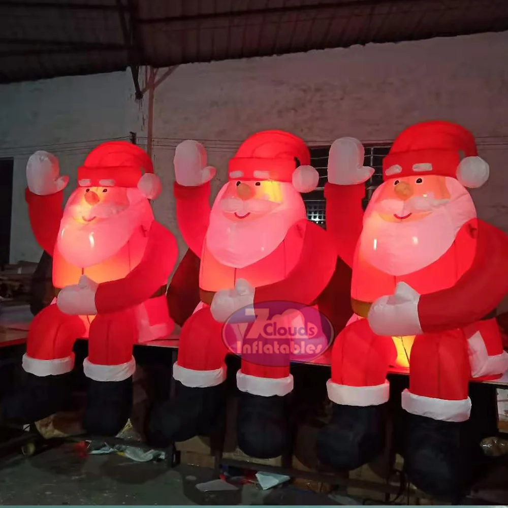 2025 Christmas 5m Father Christmas balloon,Christmas inflatable Santa Claus,part for Yard Christmas Decoration advertising