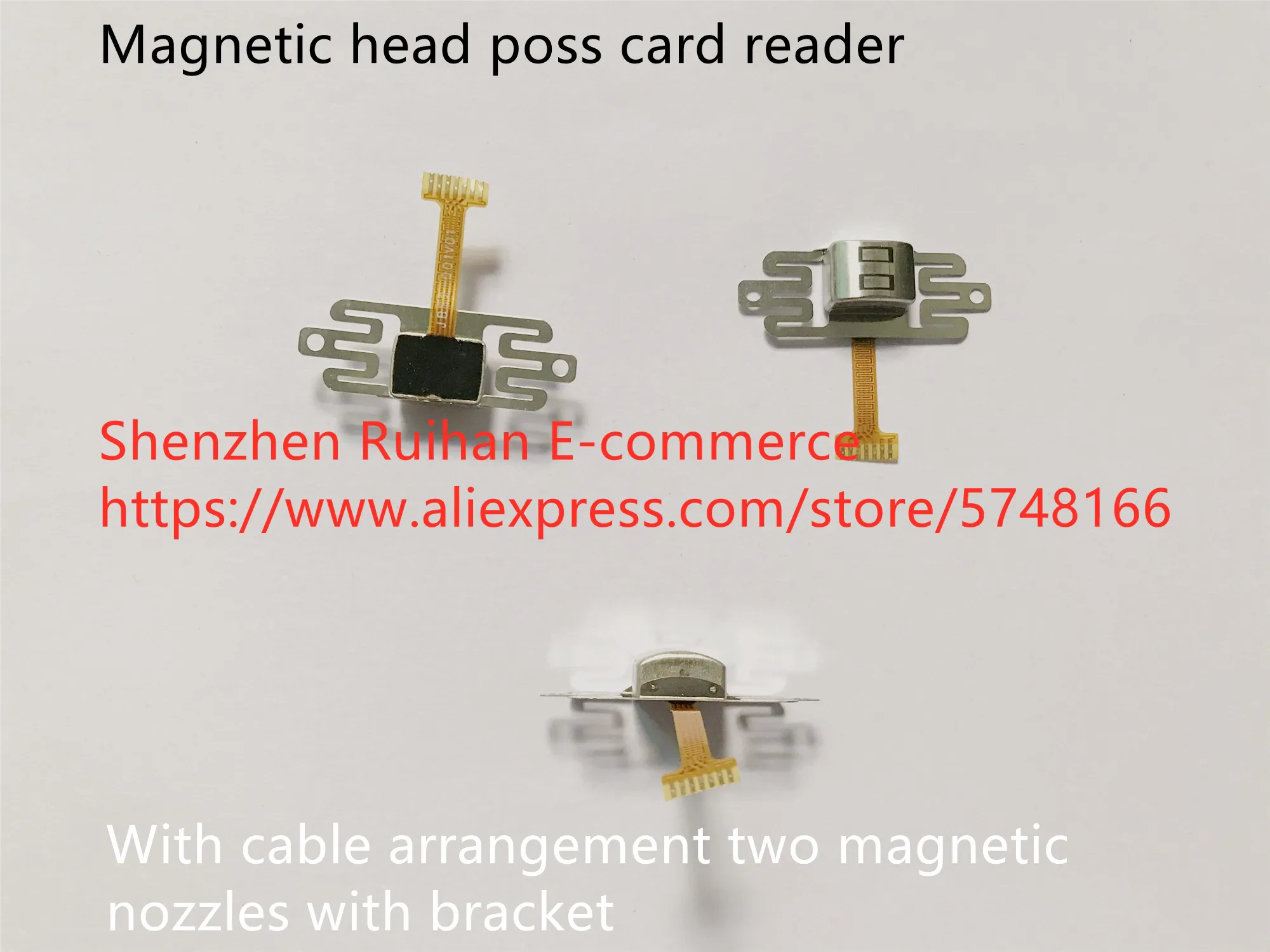 

Оригинальный новый 100% магнитный считыватель карт poss с расположением кабеля, два магнитных насадок с кронштейном, сенсорный переключатель