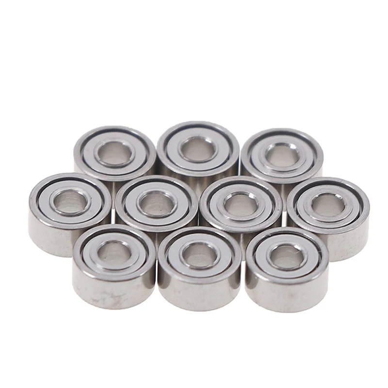 10Pcs 681XZZ  Open Miniature Bearings Ball Mini Hand Bearing Spinner Shafts Accessories 1.5x4x2mm