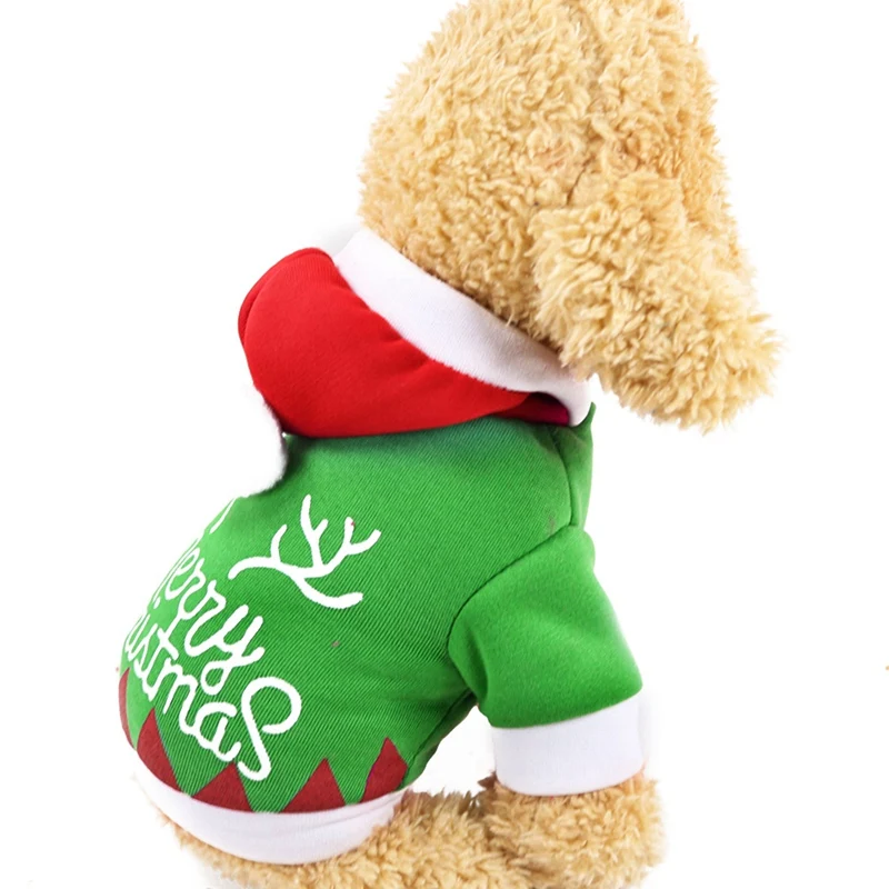 Christmas Dog Clothes Small Dogs Santa Costume for Pug Chihuahua York shire Pet Cat New Year Clothing Jacket Coat Pets Costume