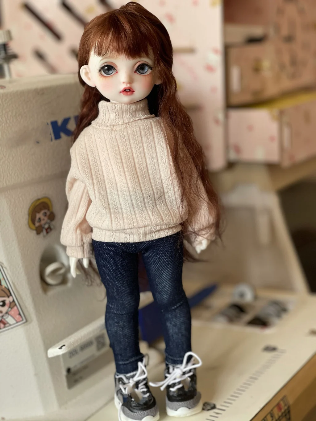 1/6 1/4 Scale BJD Clothes Cute Suit Sweater +  Pants Set Doll Outfit For BJD/SD YOSD MSD MDD Accessories C1396