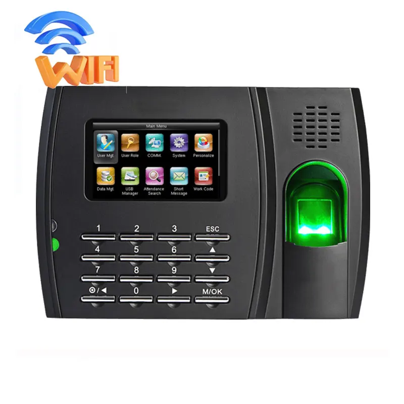 U8 With WIFI Time Attendance Machine Identification Terminal Protection Intelligent Electronic Fingerprint Time Attendance