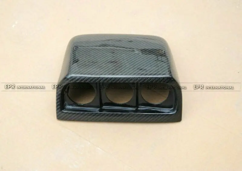 For Subaru 98-01 Impreza GC Dash Mount Triple Gauge Pod Carbon Fiber Inner trim cover parts car-styling