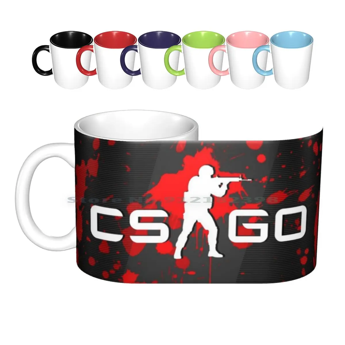 Counter Strike Global Offensive Art4 Ceramic Mugs Coffee Cups Milk Tea Mug Csgo Counter Strike Global Offensive Counter Strike