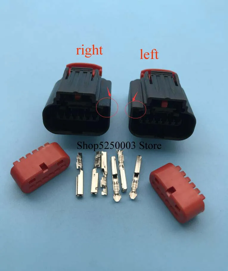 

6pin auto waterproof Air Flowmeter Plug Accelerator Pedal Position Sensor Throttle Pedal Automobile Connector Right slot on the left slot 1438153-5