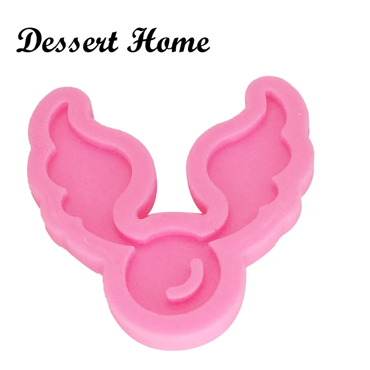 DY0068 Angel Wings Epoxy Resin Molds For Jewelry Diy Silicone Keychain Necklace Earring Decoration Shiny Glossy