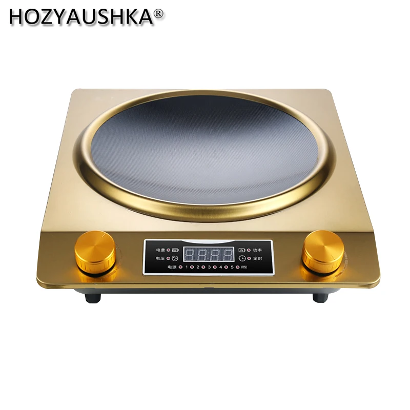 3000W household high-power induction cooker household intelligent high-power battery stove hot pot concave cooking