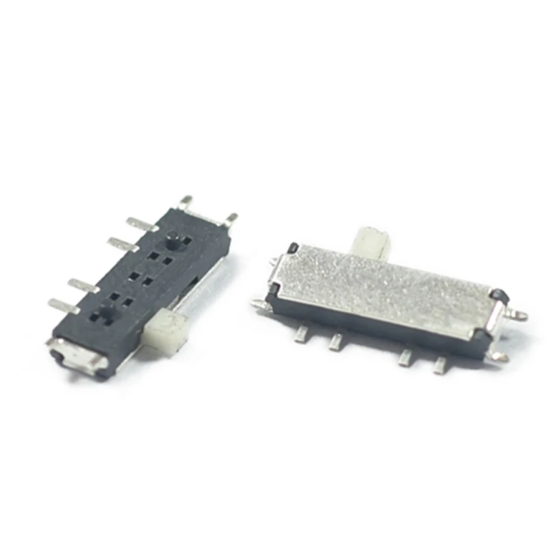 Interruptor de palanca de piezas, Mini Interruptores deslizantes SMD SMT de 8 pines, 10 MSK-13C01, MSK13C01