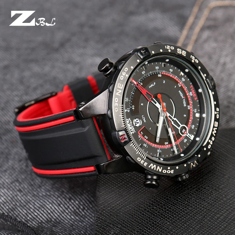 Waterproof  Rubber Strap 24*16mm For Timex T2N739/T2N720/T2N721 Series lug end with tools Screw pins Watch Accessories