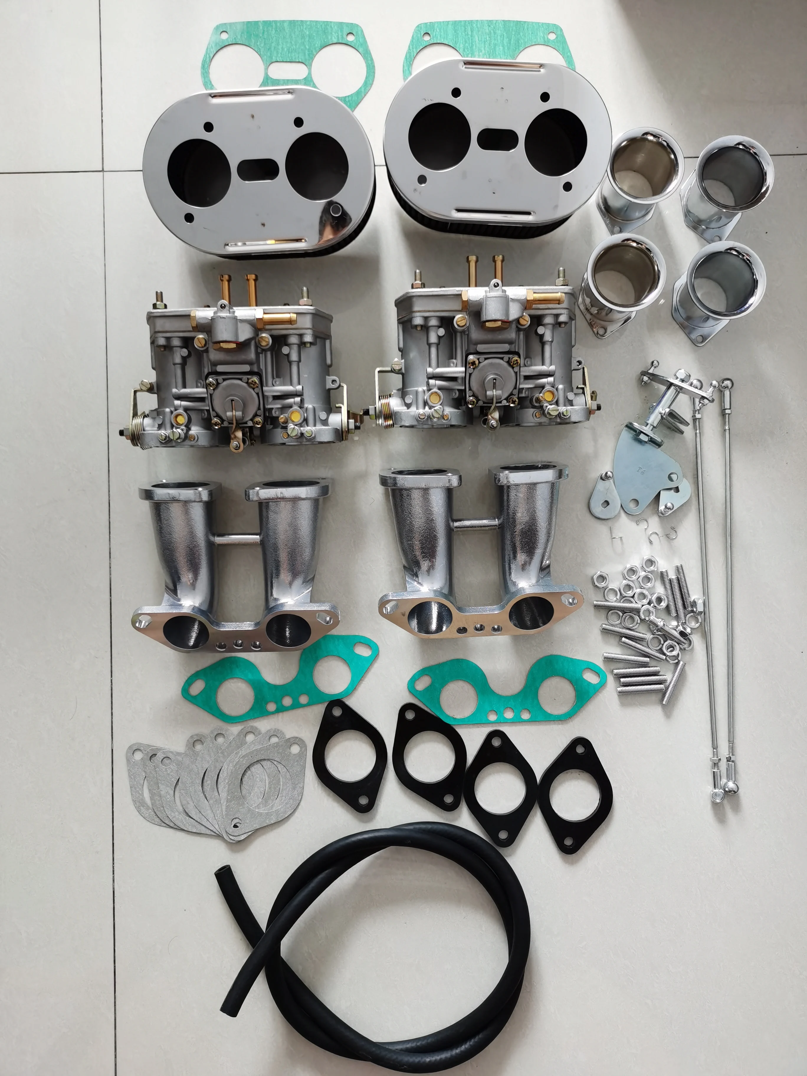 Dupla fajs 40idf carburador para v w tipo 4 fajs hpmx weber idf curto manifold