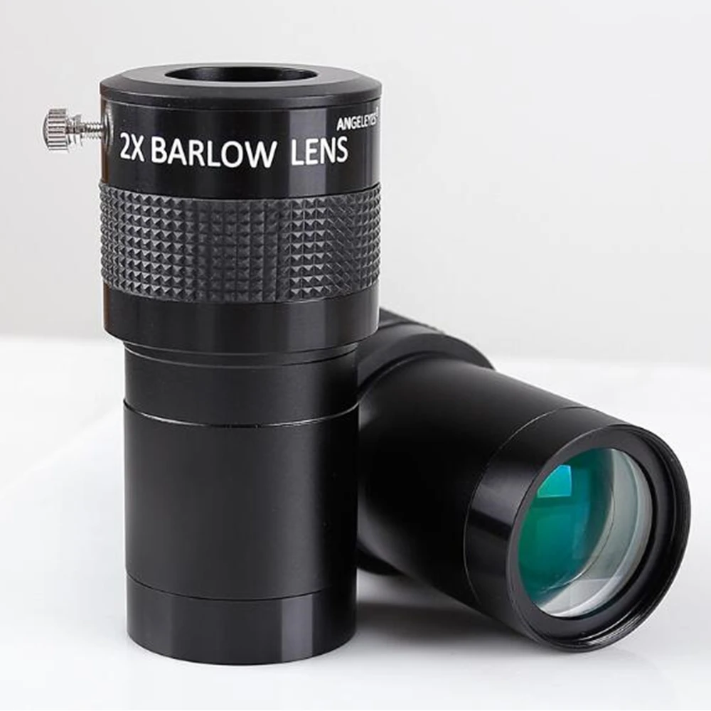 

Angeleyes Telescope Accessories 2 Inches M42 Metal 2X Extender 2X Barlow Lens Thread Barlow Mirror Lens