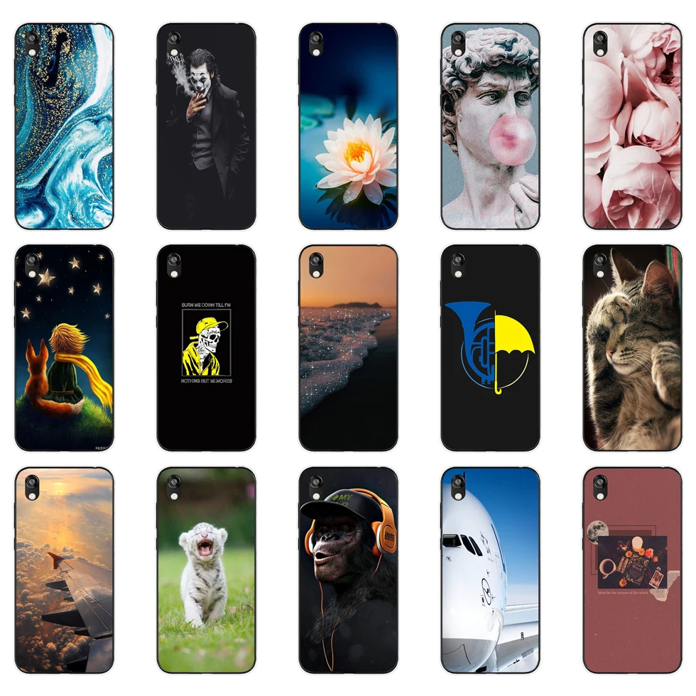 case fot honor 8S prime Case cover Soft TPU fundas on For Huawei Honor 8S KSE-LX9 Honor8S 8 S Cover 5.71'' coque bumper cute 8