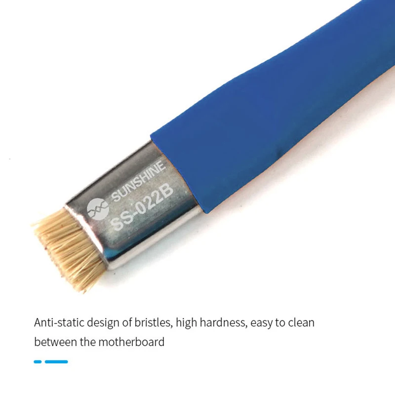 Anti-Static Double-headed Dual-Purpose Sikat Untuk iPhone Samsung IC Chip Motheraboard Cleaning Penghapusan Lem Alat