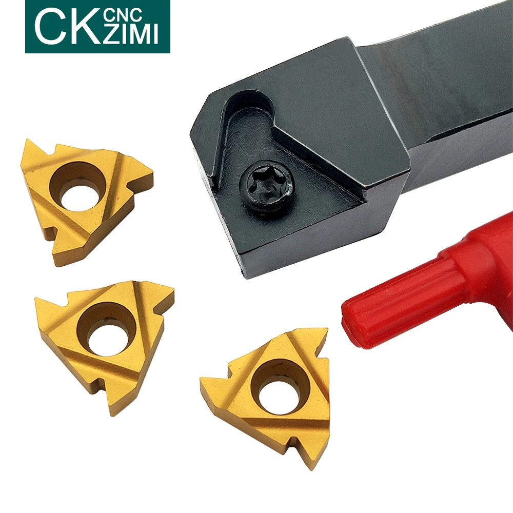SER1212H16 CNC + 10PCS 16ER AG60 คาร์ไบด์แทรกเครื่องกลึงโลหะภายนอกหมุนเครื่องมือ Holder Thread Turning เครื่องมือ