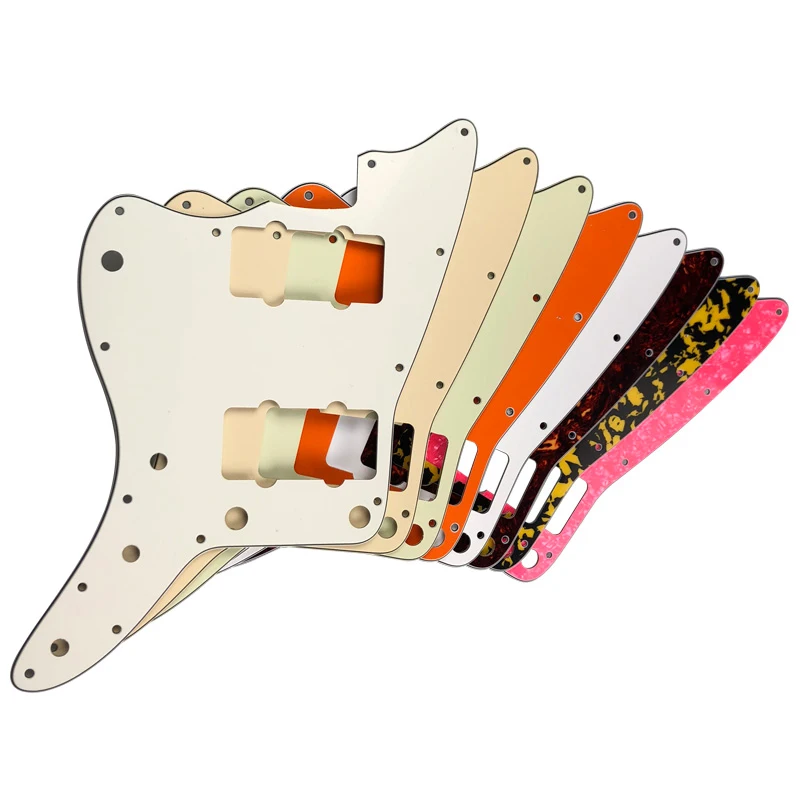 Xinyue Great Qulitity Pickguard - For Left Hande US 13 Hole Screws Jazzmaster Guitar Pickguard No Upper Controls