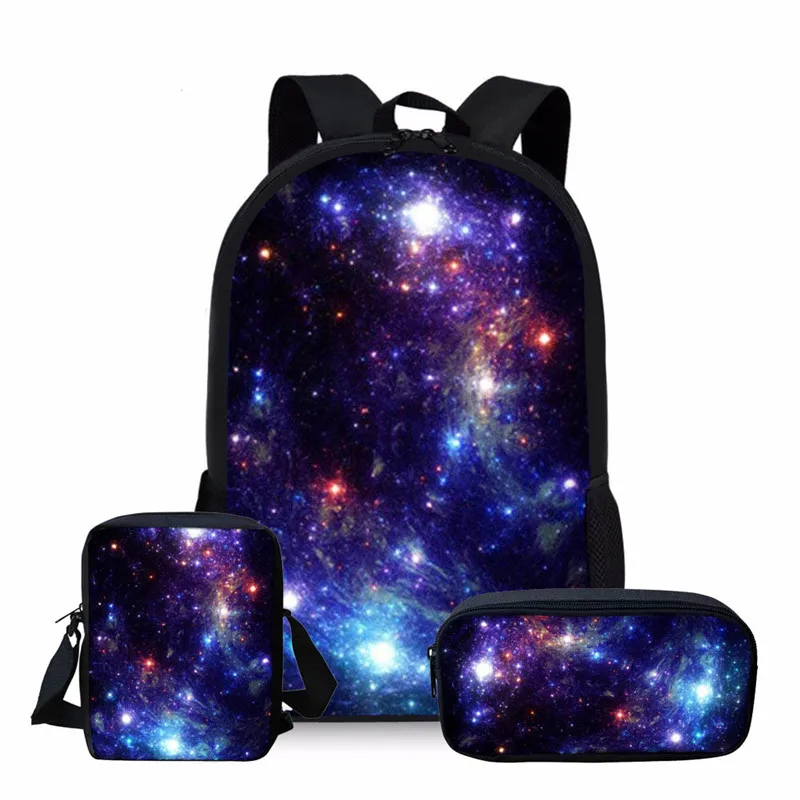 2025 Cute Galaxy Print Kids Backpack for Teenage Girls Boys School Bags Classic Unique Children Bagpack Student Kids Rucksack