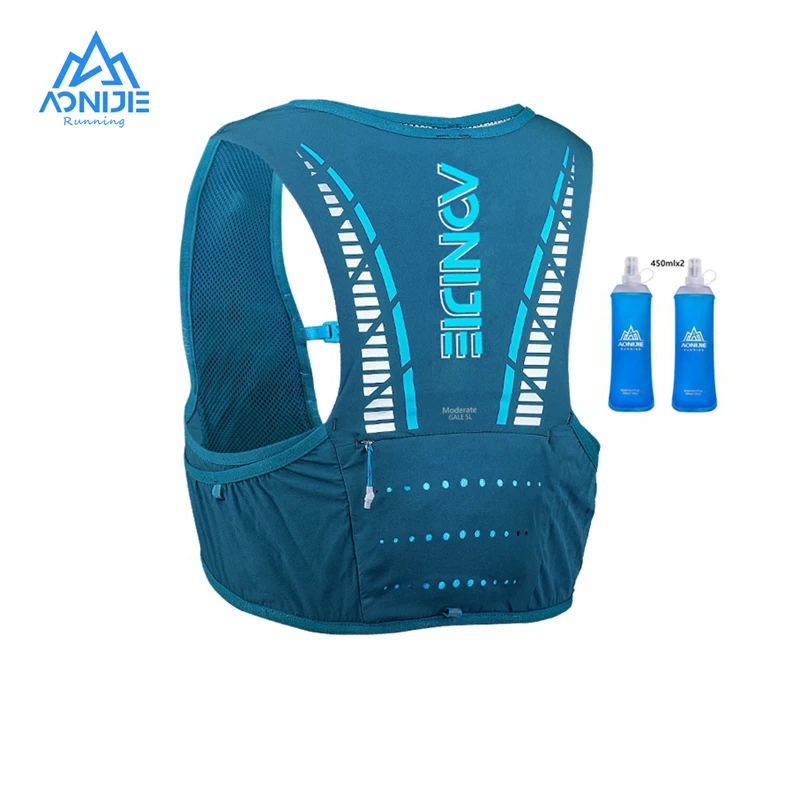 AONIJIE Ultralight Running Vest Outdoor Hydration Pack 5L Backpack Portable For Camping Hiking Trail Marathon Jogging C933S