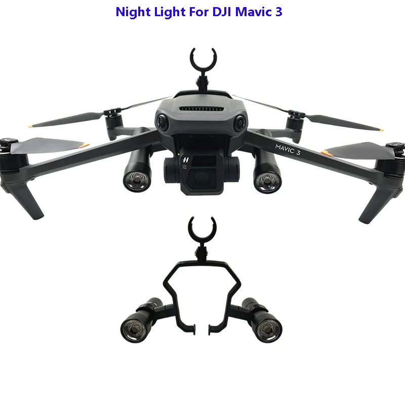 For DJI Mavic 3 Drone LED Lights Night Flight Searchlight Flashlight with Bracket for DJI Mavic 3 Drone Accessories