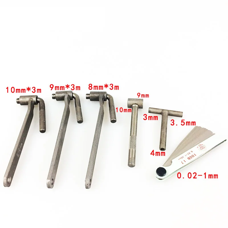 Universal Motorcycle Engine Valve Screw Adjusting Spanner clearance adjustment tools Feeler gauge for Honda yamaha suzuki KTM