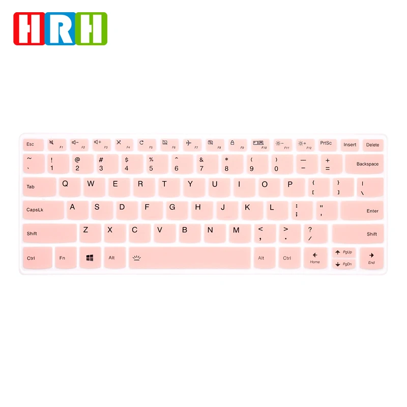 HRH  English language Silicone Keyboard Skin Cove For Lenovo Ideapad 14 Keyboard Cover for Lenovo14