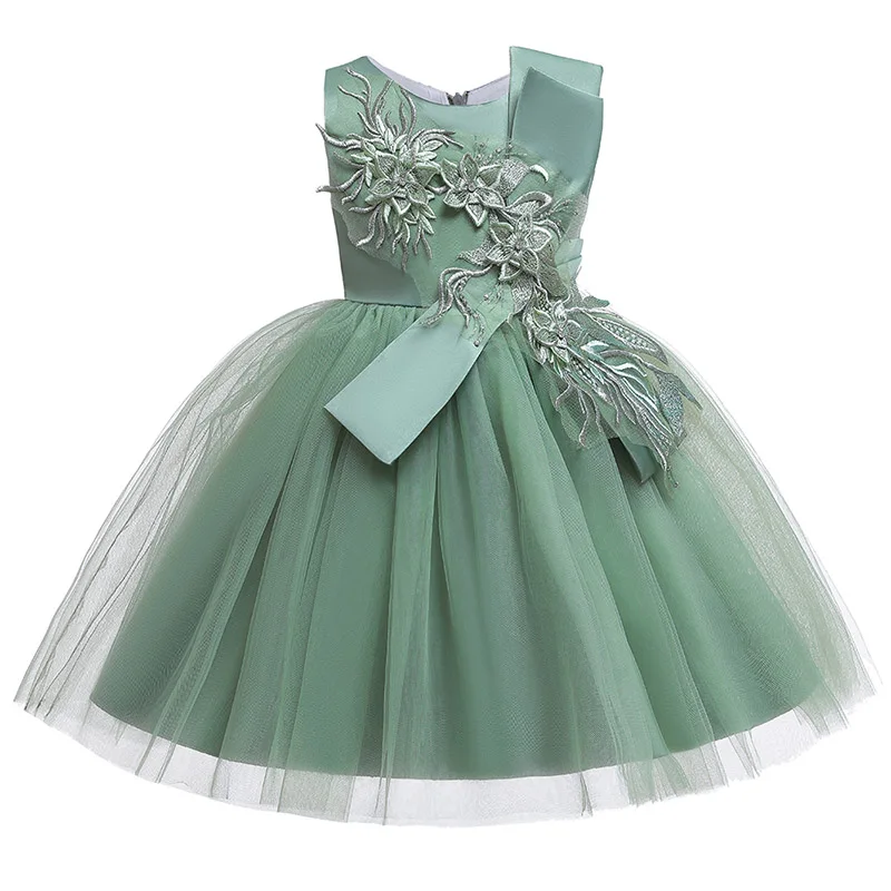 2024 Summer Baby Girl Dresses Kids Clothes For Children Vestido Infantil Tutu Princess Elegant Party Wedding Prom Dance Costume