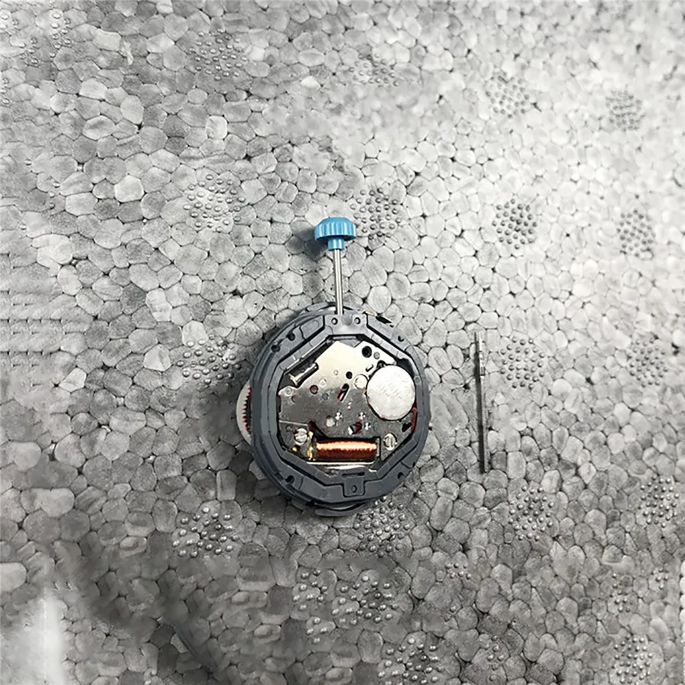 Movimiento de reloj de cuarzo de repuesto con batería, movimiento mecánico de 4 pines para piezas de reparación de reloj MIYOTA 6P80