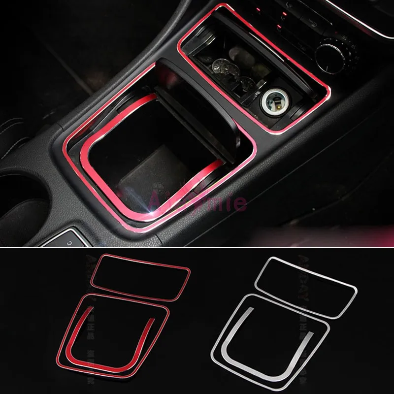 

For Mercedes Benz AMG GLA 260 CLA A200 W176 C117 W117 X156 Storage Box Cover Ashtray Trim Car Styling Accessories