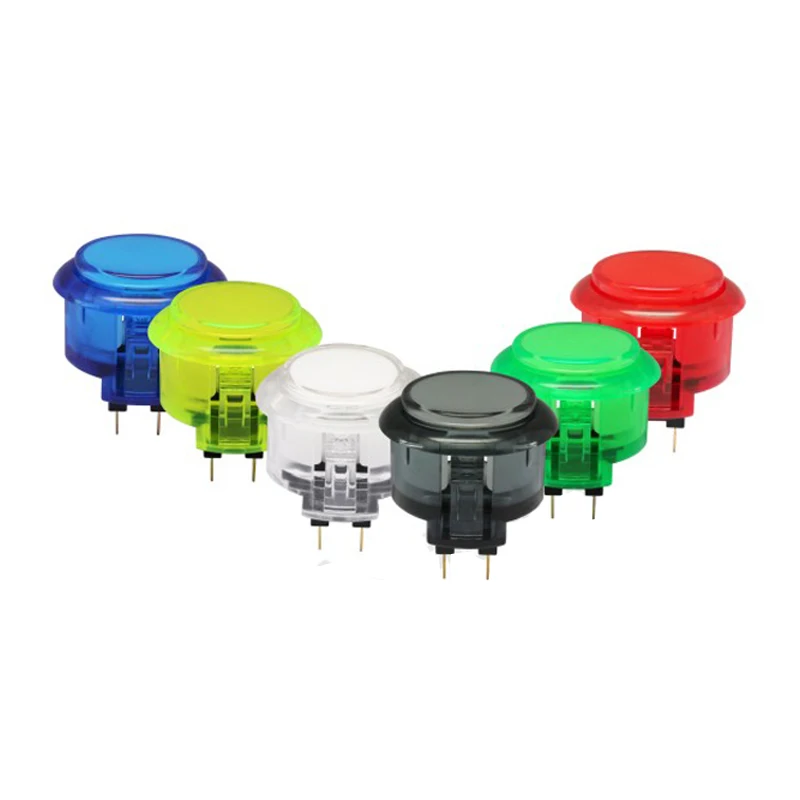 

Original Sanwa OBSC-30 OBSC-24 Push Buttons colorful clear button for arcade jamma mame