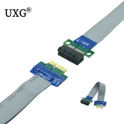 New arrive PCI Express Flex Relocate Cable PCI-E 1X to 1x Slot Riser Card Extender Extension Ribbon for Bitcoin Miner 20cm