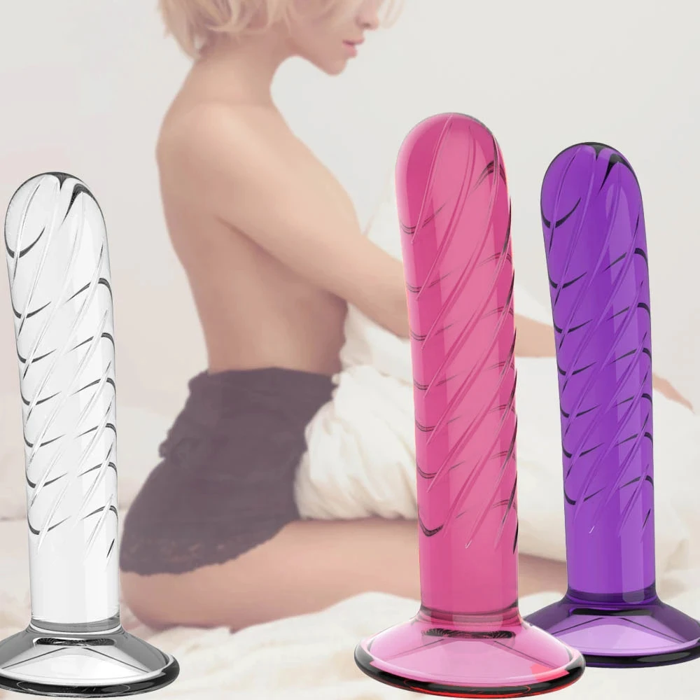 Realistic Dildo Anal Masturbator Sex Toys for Couples Crystal Jelly Dildo Suction Cup Penis Anal Butt Plug for Women Adult Shop