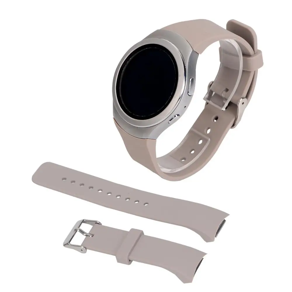 Pasek zegarka BEHUA do Samsung Gear S2 RM-720 Sport miękkiego silikonu inteligentne opaski do Samsung Gear S2 SM-R720 pasek zastępczy