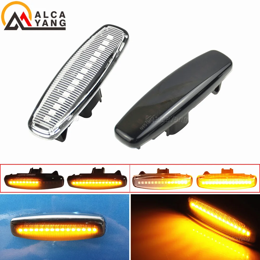 2Pcs Dynamic Side Marker Turn Signal Light for Infiniti EX25 EX35 EX37 FX35 FX37 FX50 for Nissan Fuga Murano Pathfinder Skyline