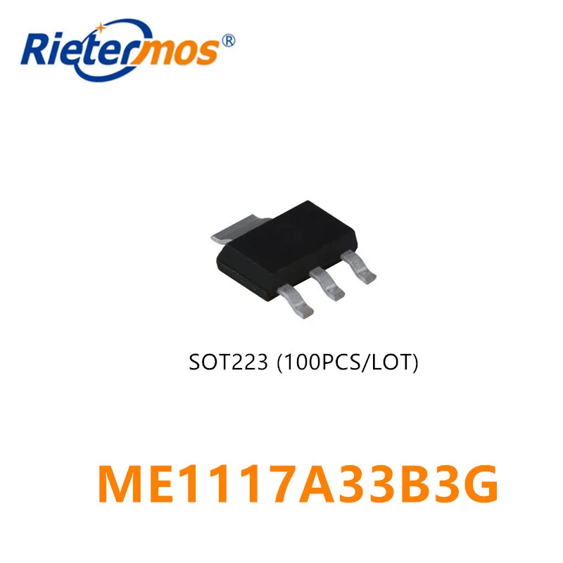 100PCS  ME1117A33B3G  SOT223 ORIGINAL