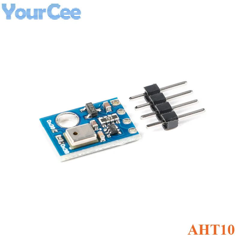 10pcs/1pc AHT10 High Precision Digital Temperature Humidity Sensor Measurement Module IIC 1.8-3.6V Replace DHT11 SHT20 AM2302