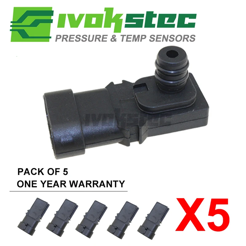 

5 PCS / Lot MAP Sensor Intake Manifold Pressure Sensor For Renault Clio Megane Scenic Thalia Trafic Twingo 1.2 1.4 1.6 2.0