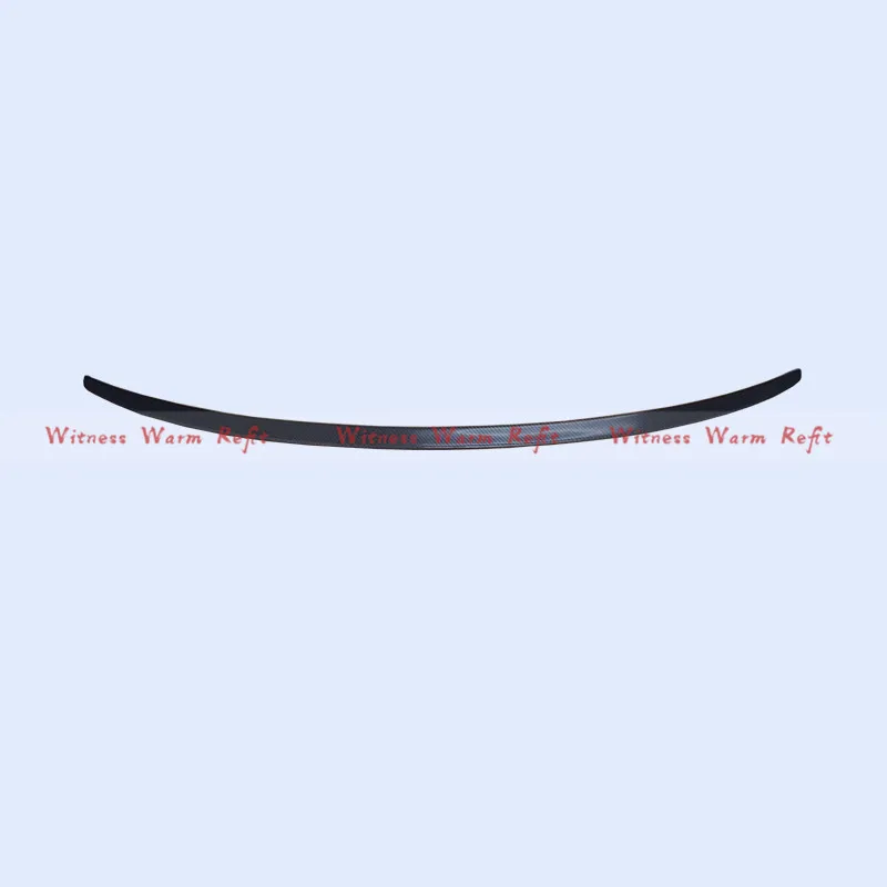 for A3 S3 Real Carbon Fiber Frp Car Rear Trunk Boot Lip Spoiler Wing Lid Big for Audi A3 S3/rs3 4 Dr 2014 2015 2016 2017