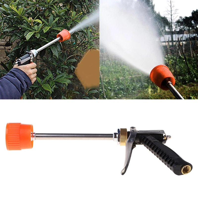 Agricultural Fruit Tree Fruit Sprayer Garden Irrigation Pesticide Pump Tool,High Pressure Water Spray Water Gun Brass Nozzle