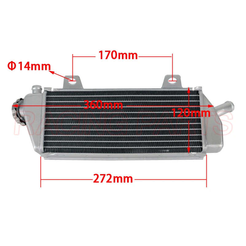 Motorcycle Cooling Water Tank Radiator Cooler For KTM SX SXF XCF 125-450 16-18 XCW SX XC EXCF 150 250 300 350 450 500 2017-2018