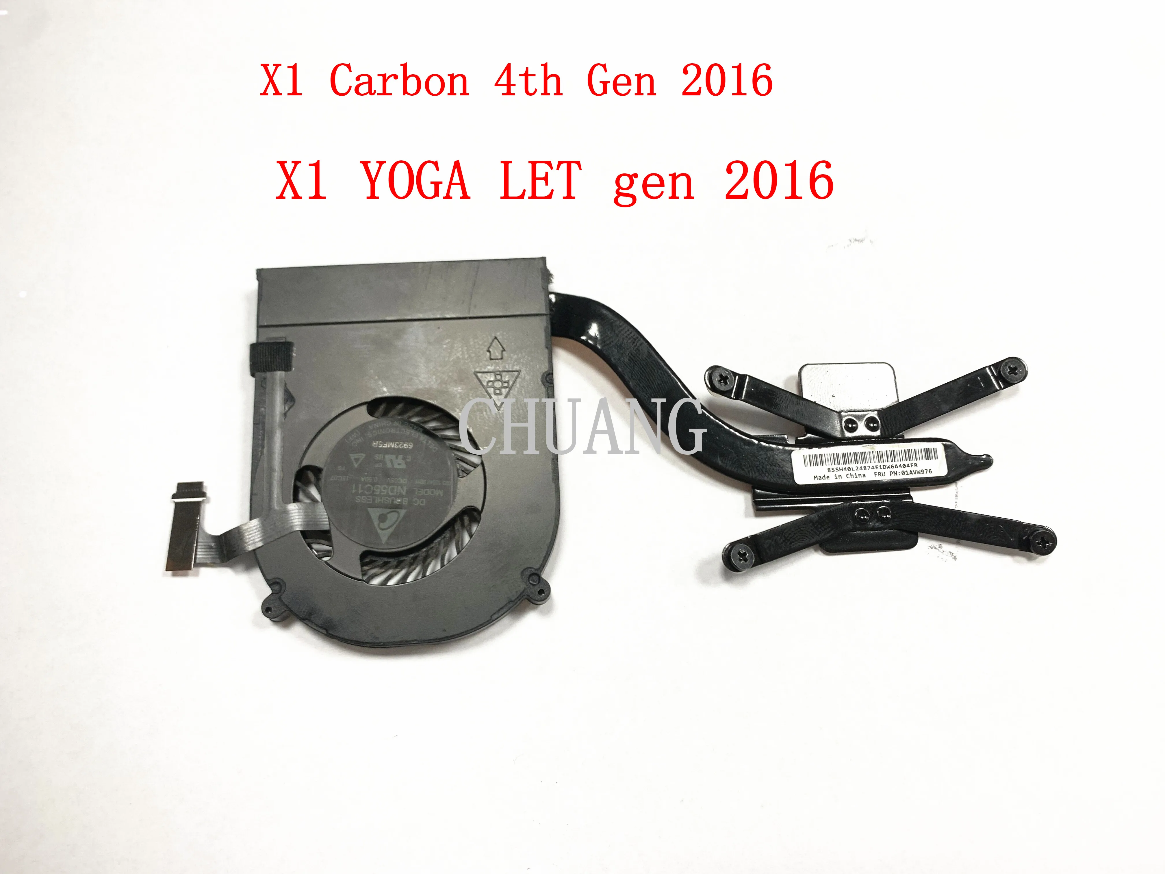 X1 YOGA X1 Carbon 4th Gen  radiator FAN for Thinkpad laptop 20FB 20FC FRU 00JT800 01AVW976 01YT252 A0291X07A3 A0172A033X