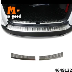 Car Rear Bumper Protector Sill Exterior Guard Pedal Trim 2012-2014 15 2016 Stainless Steel Styling for CRV CR-V Accessories 2pcs