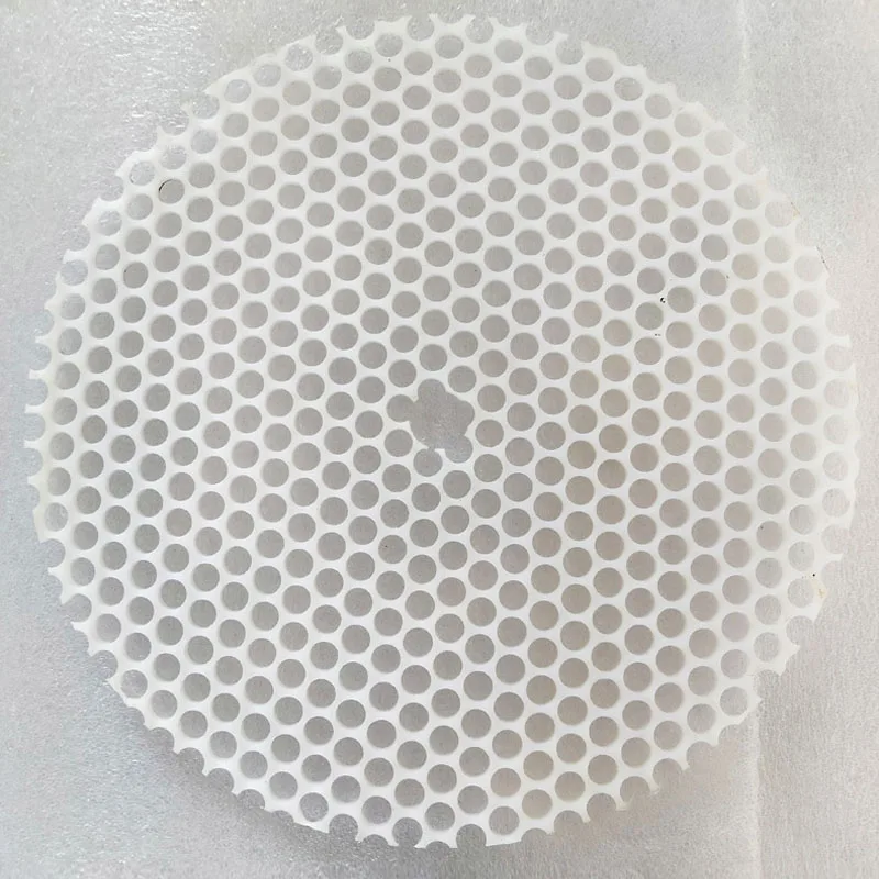 8mm-10mm thickness White PP PE PVC wear-resistant slot round hole perforated plastic sheet with holes customized For Filters