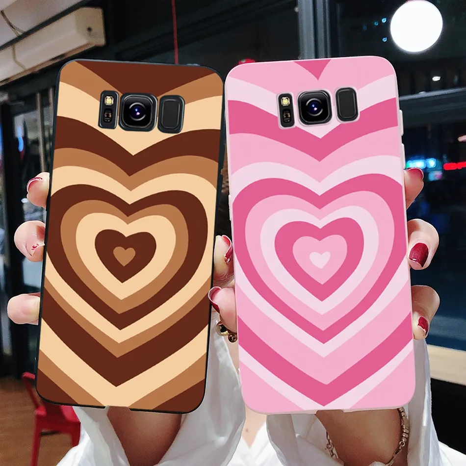 Funda silicona TPU Samsung Galaxy S8 / S9 – Corazón amor antigolpes - imagen 3