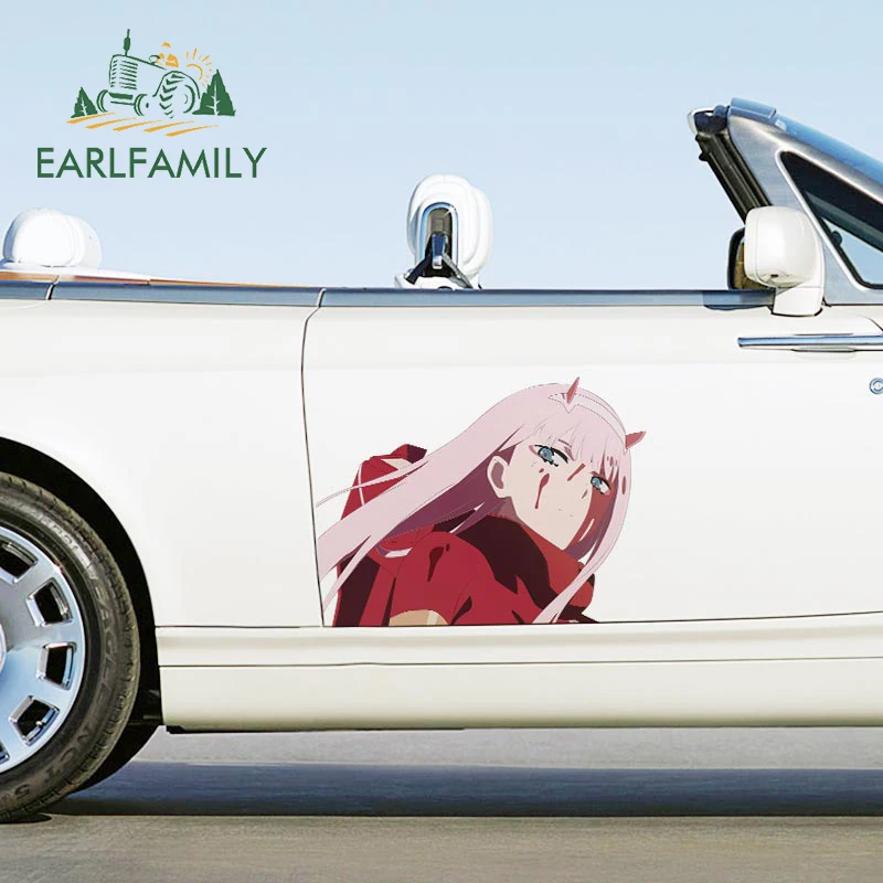 

EARLFAMILY 43 см x 32 см для нуля двух больших автомобилей Наклейка s Campervan Наклейка Виниловые автомобильные аксессуары Аниме забавная наклейка водонепроницаемый Декор