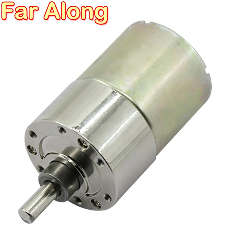 Small DC Geared Motor All Metal Gears DC 12V 24V Low Speed 5 To 600 RPM Reversible Adjustable Speed Shaft Diameter 6MM