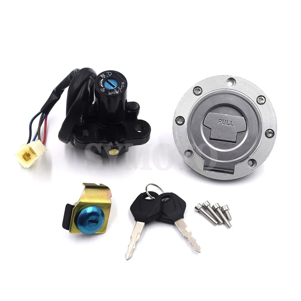

For Yamaha MT-01 2005-2009 YZF R1 2004-2014 YZF R6 2006-2016 Motorcycle Fuel Gas Cap Ignition Switch Seat Lock with Key Kit